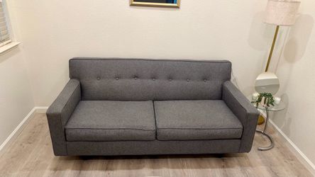 Rowe "Dorset" Modern Sofa - Charcoal Gray