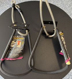 Storage Hooks, Lockable, Wall Mount (Pair)