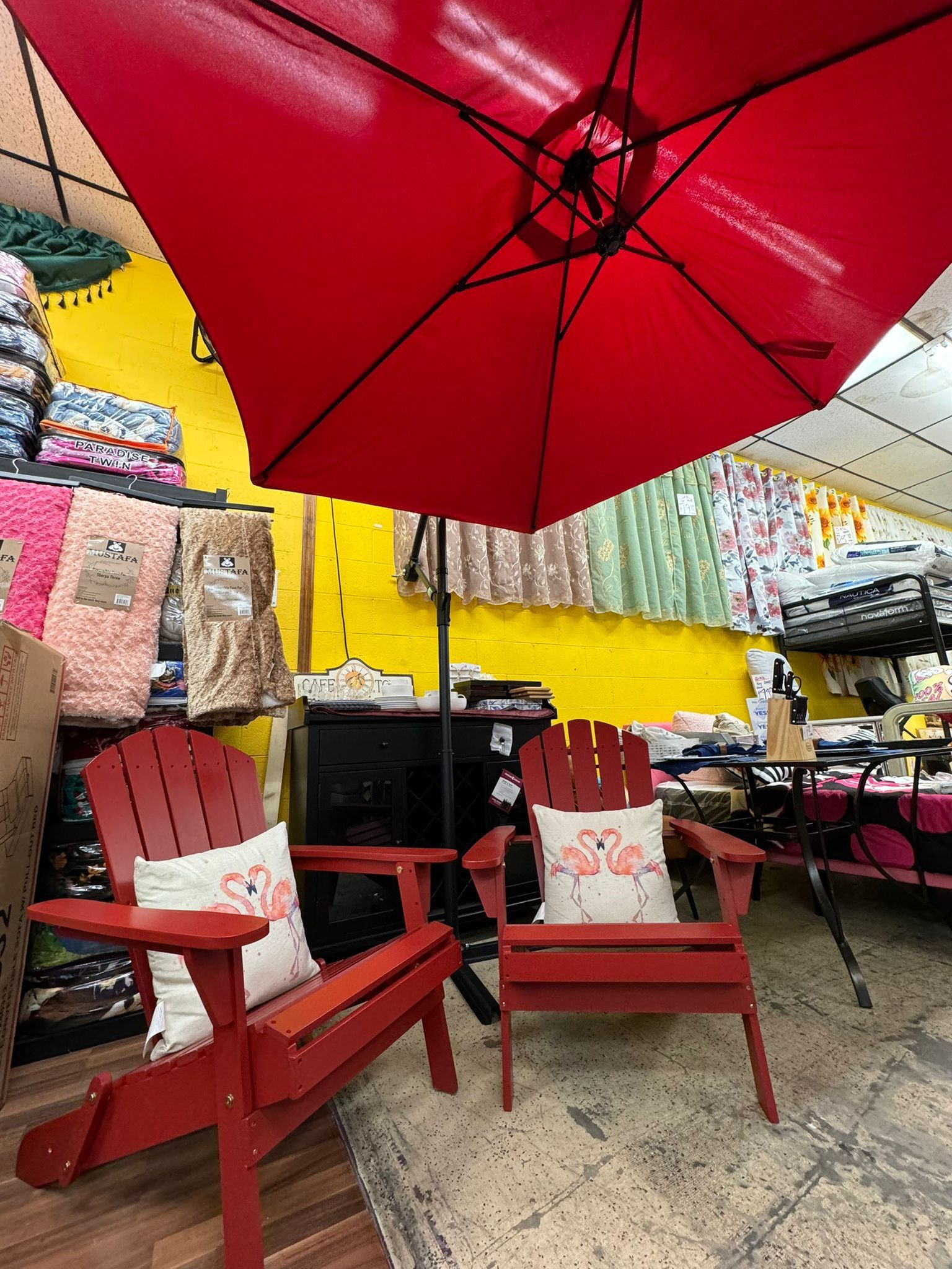 hampton bay patio umbrella chili red The LED Swilt™ Live Better Hampton Bay 11 ft. Cantilever