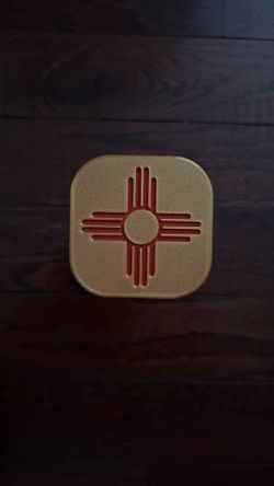 New Mexico Zia Style Hitch Cover Custom 3D Printed