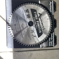 Avanti 10 in. x 60-Tooth Fine Finish Circular Saw Blade