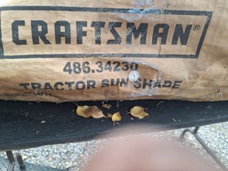 Craftsman tractor sun cover