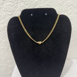 Gold Plated Choker Necklace 