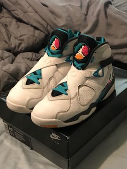 Nike retro 8 South Beaches. Size 10.5 like new with OG Box! 90$ obo!
