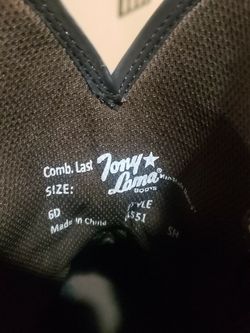 Tony Lama Boots Size 6D