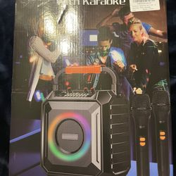 Portable Bluetooth Speaker With Karaoke