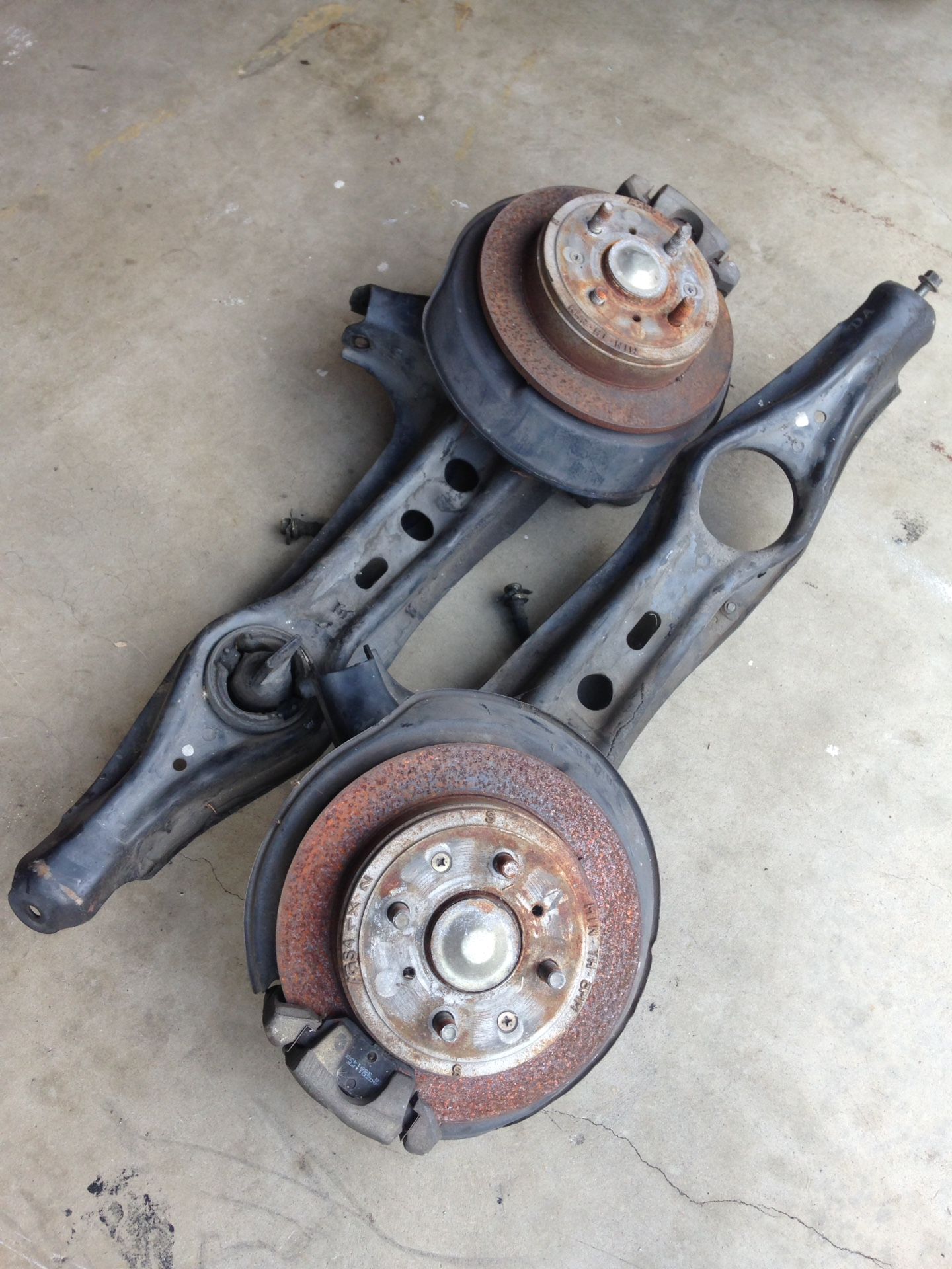 DA integra rear trailing arm with disc brakes EF civic/crx