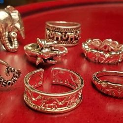 Various Elephant Rings16 Each