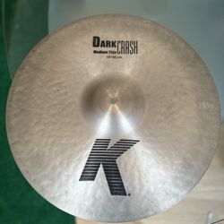 K Zildjian Medium Thin Dark Crash 18"
