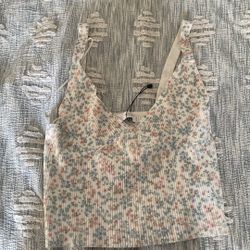Zara floral tank top