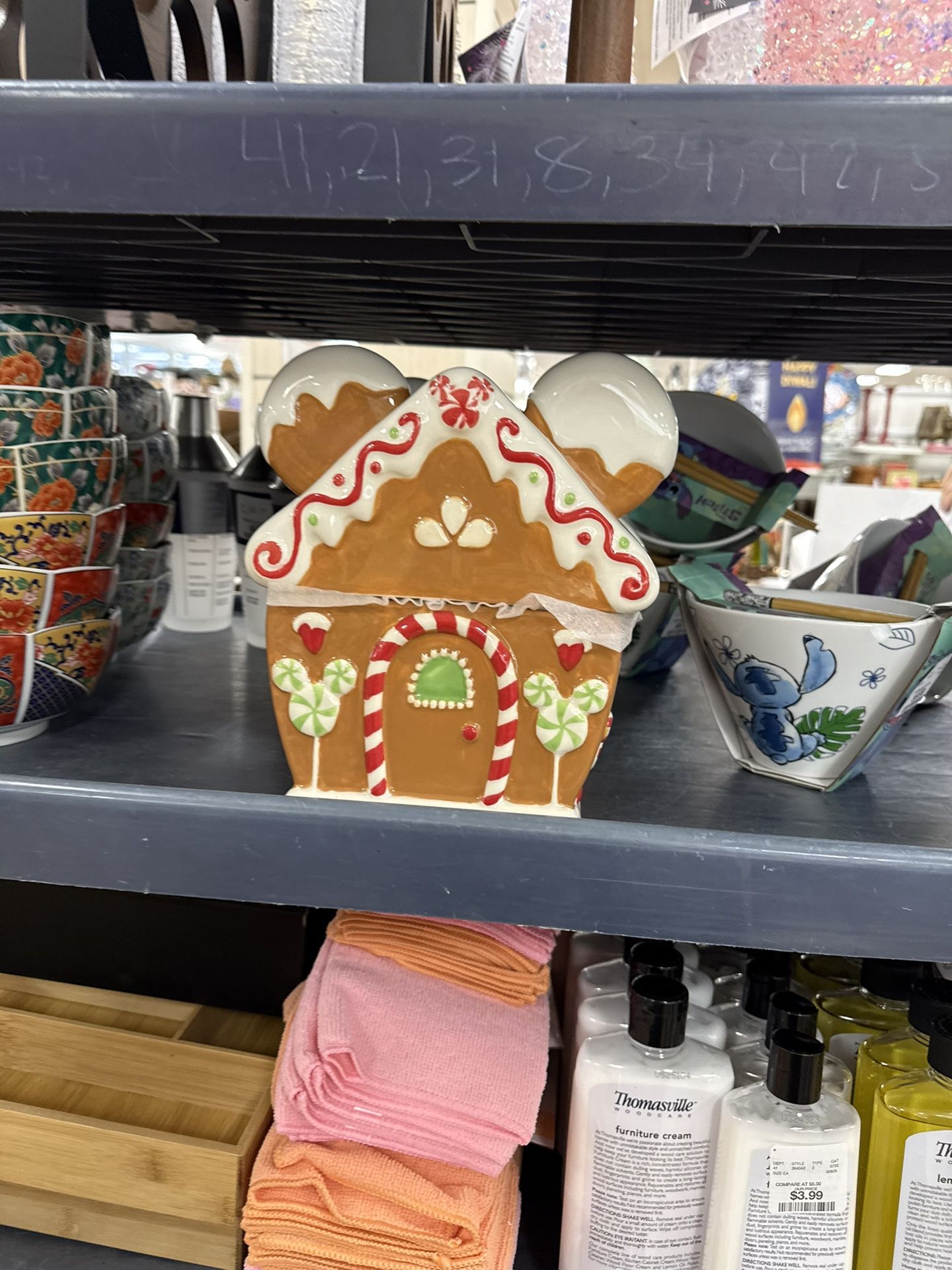 Mickey Mouse Gingerbread House