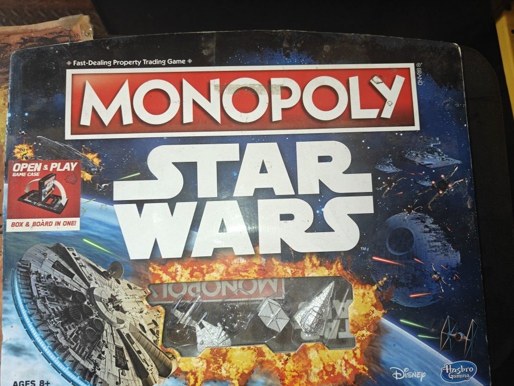 Star wars open & Play Monopoly Game