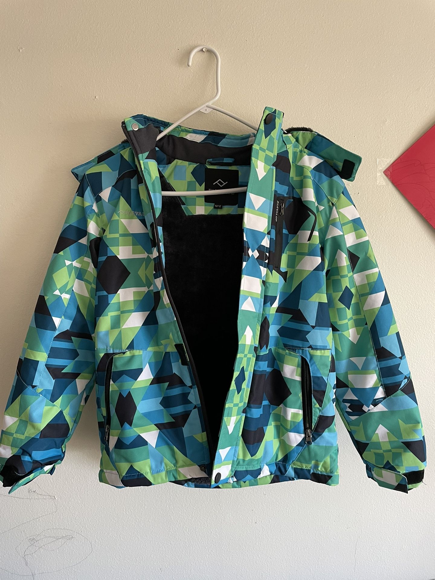 Boys' waterproof and warm jacket