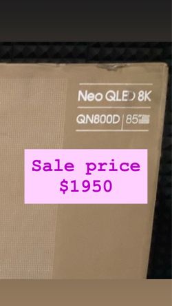 Samsung - QN85QN800DF QN85QN850DF  85" Neo QLED 8K AI Upscaling Pro TV