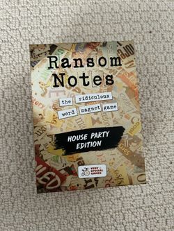 Ransom Notes Board Game