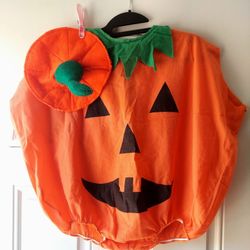 Pumpkin Halloween Costume, Child 8-10