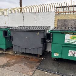 3 YARD DUMPSTERS (PLASTIC)