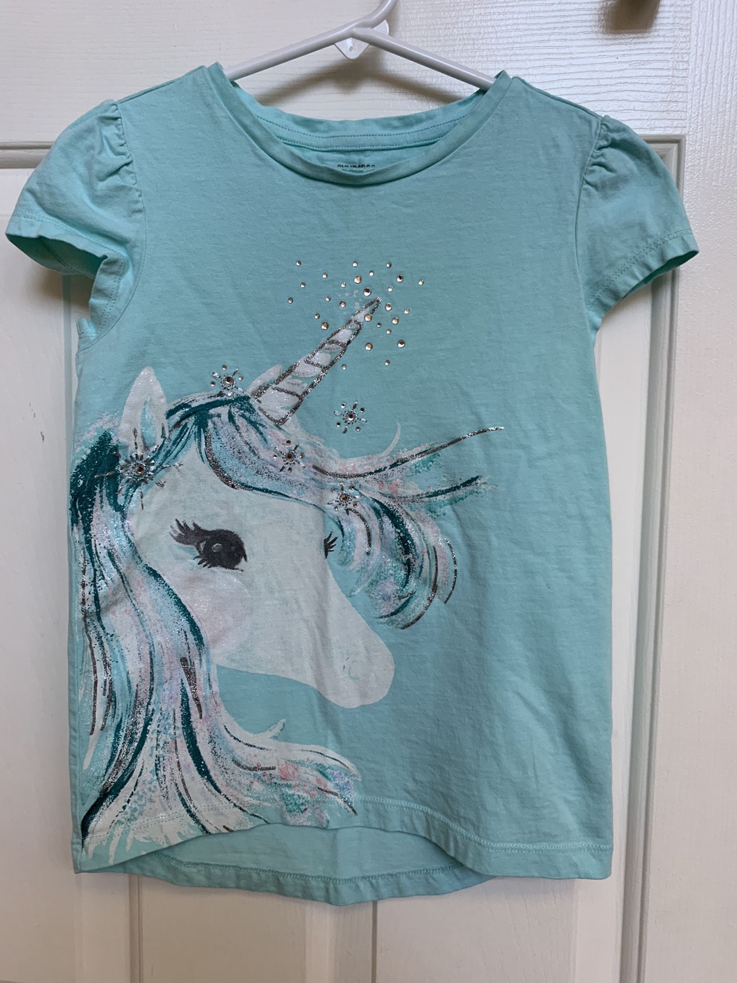 Unicorn shirt, Gymboree, girls clothes, size 7