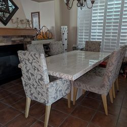 Travertine Dining Room Table