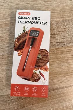 Joeuao Smart Bluetooth Meat Thermometer - Wireless Ceramic Probe with Display Base