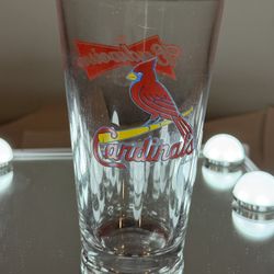 Cardinals 2002 Budweiser Glass