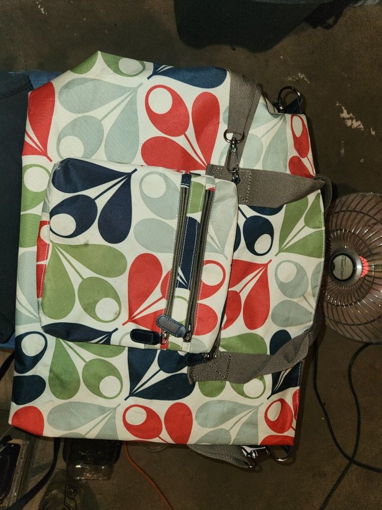2 Piece Orla Kiely Travel Bags