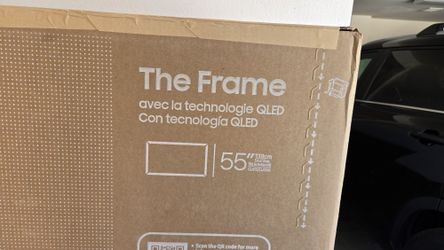 New 55 Inch Frame Samsung Smart TV 4K UHD with 120 Hz refresh rate. 2025 Model brand new. 