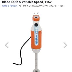 Dynamic MX070.1 Mixer, 7" Detachable Shaft, 4 Blade Knife & Variable Speed, 115v