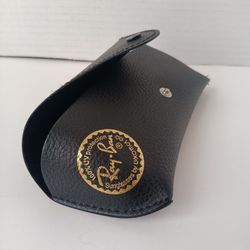 Rayban Leather Black Sunglasses Case