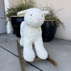 Restoration Hardware Lamb Rocker Baby/toddler