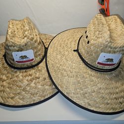 New California Republic Straw Hat