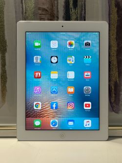 Apple iPad 2nd Gen White A1395 16GB Tablet 9.7” iOS 9.3.5 - $19