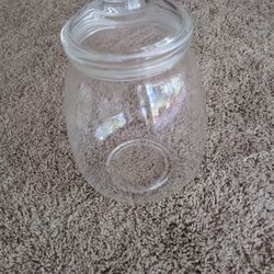 Clear Plastic Cookie Jar/Candy Jar (Airtight)