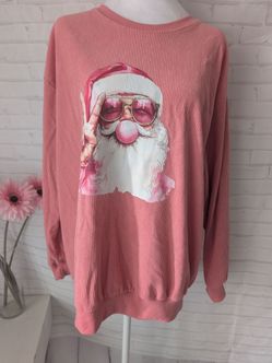 Shein - Santa ribbed sweatshirt size M