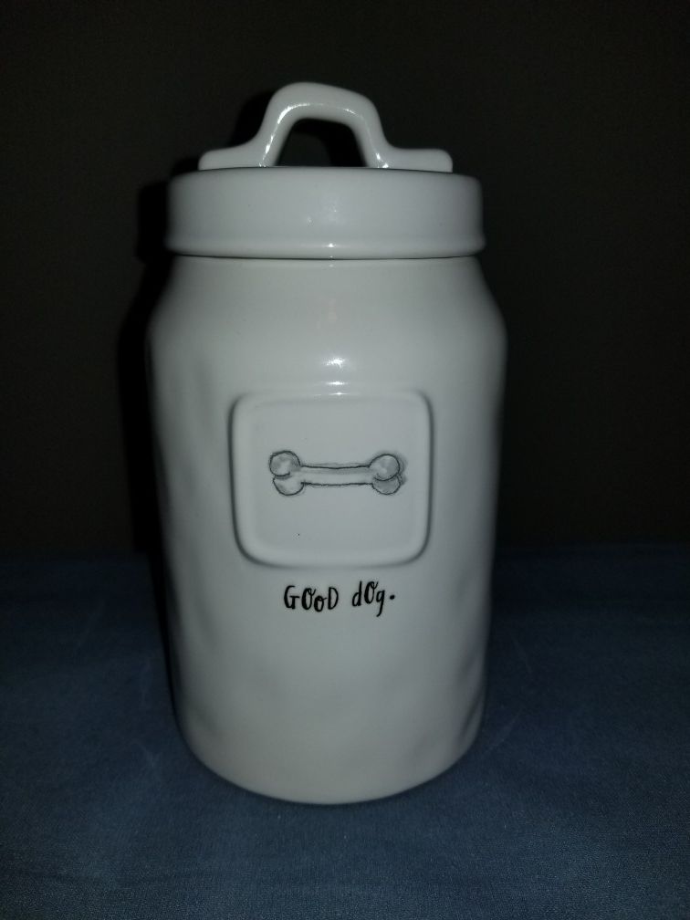 Rae Dunn "Good Dog" Treat Canister