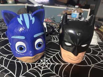 Batman or Catboy Halloween Bucket