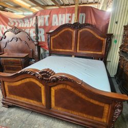 Recamara King Con Colchones 