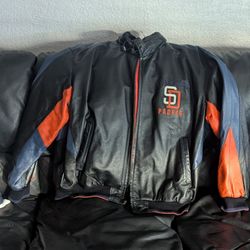 Leather Bomber Jacket 