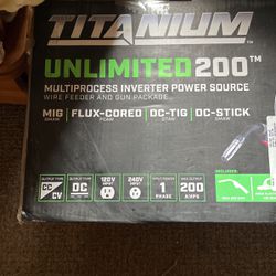 Titanium Unlimited 200 4 Mig, Tig And Arc Welding Machine