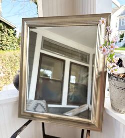 Large Silver Mirror
