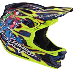 Troy Lee Designs Adult | Limited Edition I BMX | Downhill Mountain Bike D4 Composite Eyeball Helmet
