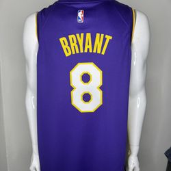 2017-2018 #8 Kobe Bryant Lakers Statement Swingman Purple Jersey Size 2XL