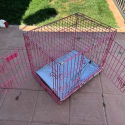 2 Dog Cages And 1 Playpen 