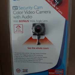 Swann, Security  Cam, Color VIDEO Camera With AUDIO, NEVER OPENED 