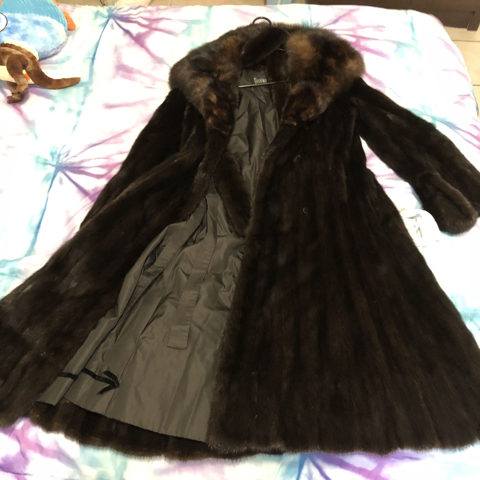 Genuine fur coat $450