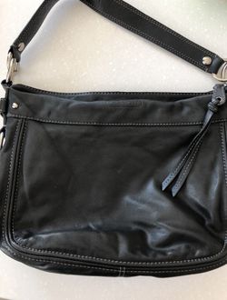 Leather coach purse
