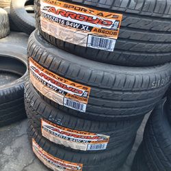 205/55/16 4 New Tires/ 4 Llantas Instaladas Y Balancedas 