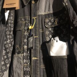 Black Jean Jacket.  S,m,l,xl