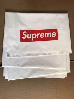 Supreme NY plastic tote bags (various sizes)