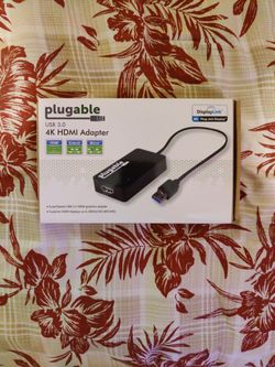 Plugable USB 3.0 4K HDMI Adapter
